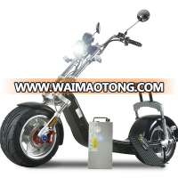 EEC/COC fat tire 1000w 2000w electric scooter city coco with battery removable